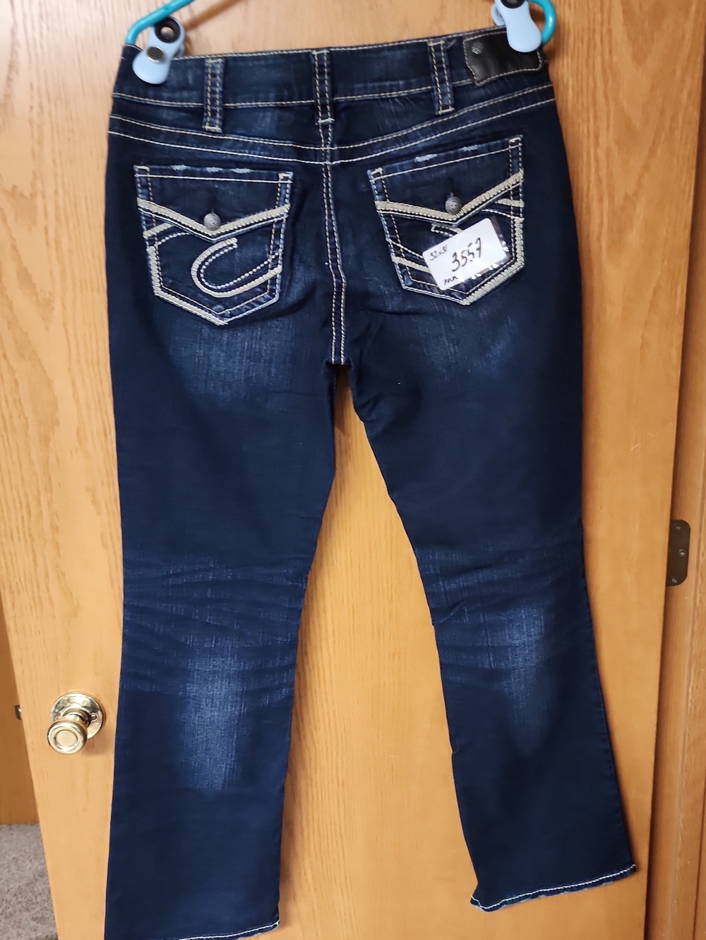 Silver Suki Women's Dark Blue Slim Bootcut Jeans 32x31 number 3559